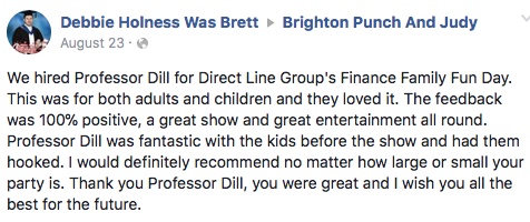 punch and judy letter nice